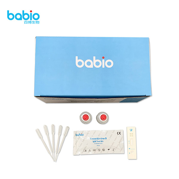 Coxsackievirus B IgM Test Kit (urre koloidala)