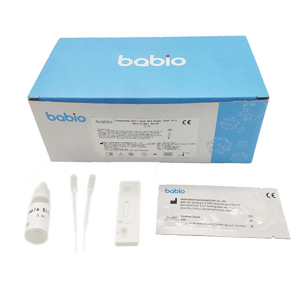 Treponema Pallidum Antigorputz Test Kit (urre koloidala)