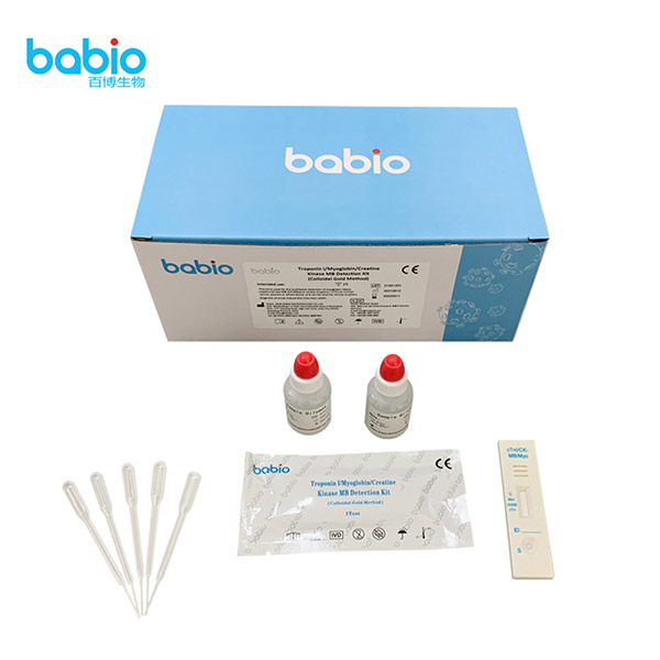 Troponina I/Mioglobina/Kreatina Kinase MB detektatzeko kit (urre koloidalaren metodoa)